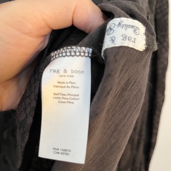 Rag and Bone - CROPPED SNAKE PRINT LONG SLEEVE - Picture 5 of 6